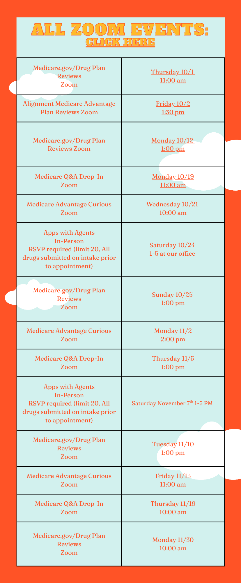 2027 AEP Calendar of Trainings